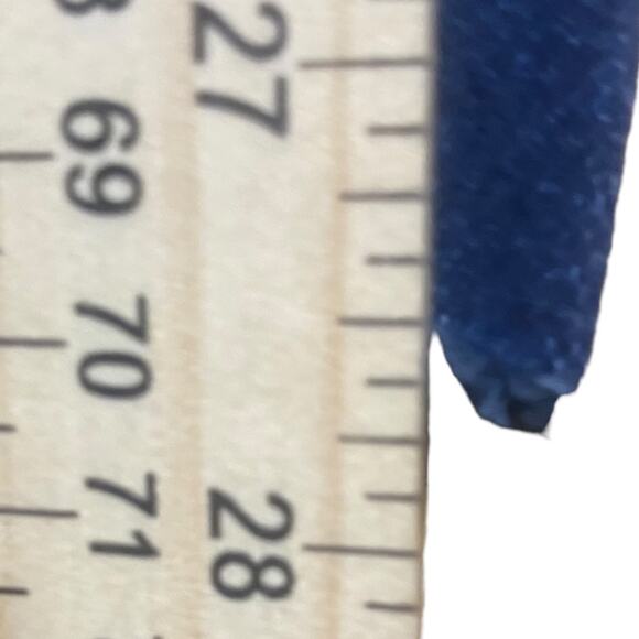 Good American classic slim straight high rise raw hem jeans size 2 / 26 - Picture 5 of 10